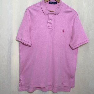 Ralph Lauren men’s pink polo XLT in great condition!